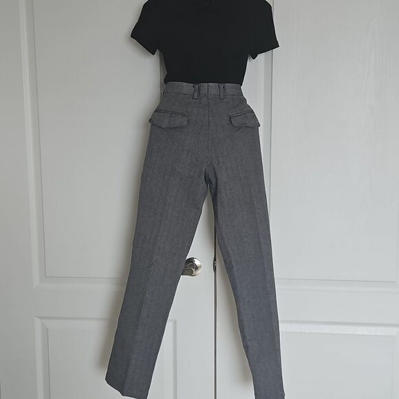 H&M Women's Bundle Short Sleeves T-Shirt & Casual Pants Gray & Black XS-30R - Picture 3 of 16